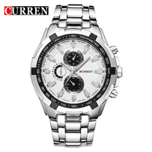 Load image into Gallery viewer, CURREN Fashion Business Men Watch Analog Sport Clock Stainless Steel Waterproof Wrist Watch For Men Male Clock relogio masculino