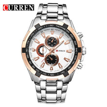 Load image into Gallery viewer, CURREN Fashion Business Men Watch Analog Sport Clock Stainless Steel Waterproof Wrist Watch For Men Male Clock relogio masculino