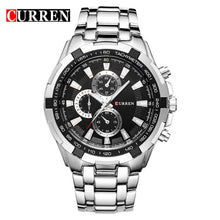 Load image into Gallery viewer, CURREN Fashion Business Men Watch Analog Sport Clock Stainless Steel Waterproof Wrist Watch For Men Male Clock relogio masculino