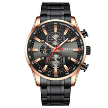 Load image into Gallery viewer, New Watches for Men Top Luxury Brand CURREN Quartz Men’s Watch Sport Waterproof Wrist Watches Chronograph Date Relogio Masculino