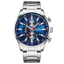 Load image into Gallery viewer, New Watches for Men Top Luxury Brand CURREN Quartz Men’s Watch Sport Waterproof Wrist Watches Chronograph Date Relogio Masculino