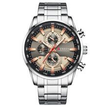 Load image into Gallery viewer, New Watches for Men Top Luxury Brand CURREN Quartz Men’s Watch Sport Waterproof Wrist Watches Chronograph Date Relogio Masculino