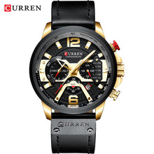 Load image into Gallery viewer, Top  CURREN Brand Casual Fashion Watches for Male Sport Military Leather Wrist Watch Men Watch Chronograph Relojes Hombre