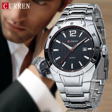 Load image into Gallery viewer, 2019 CURREN  Men Watches Top Brand Luxury Stainless Steel Strap Wrist Watches For Sports Watch Waterproof Relogio Masculino xfcs