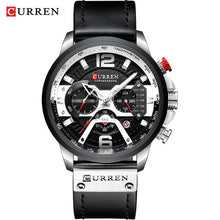 Load image into Gallery viewer, Top CURREN Brand Sport Casual  Watches for Men Luxury Military Leather Wrist Man Watch Clock Fashion Waterproof Wristwatch