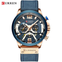 Load image into Gallery viewer, Top CURREN Brand Sport Casual  Watches for Men Luxury Military Leather Wrist Man Watch Clock Fashion Waterproof Wristwatch