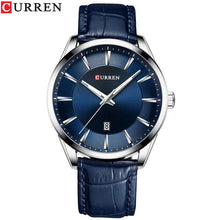 Load image into Gallery viewer, CURREN New Quartz Watches for Men Leather Strap Male Wristwatches Top Luxury Brand Business Men's Clock Reloj Hombres