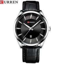 Load image into Gallery viewer, CURREN New Quartz Watches for Men Leather Strap Male Wristwatches Top Luxury Brand Business Men's Clock Reloj Hombres