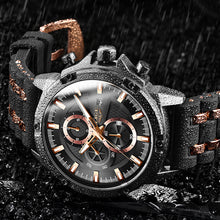 Load image into Gallery viewer, 2020 New Mens Watches Top Brand Luxury Watch Men Military Waterproof Silicone strap Quartz Wrist Watch For Men Sport Chronograph