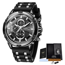 Load image into Gallery viewer, 2020 New Mens Watches Top Brand Luxury Watch Men Military Waterproof Silicone strap Quartz Wrist Watch For Men Sport Chronograph