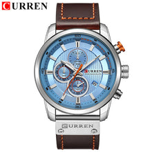 Load image into Gallery viewer, CURREN 8291 Luxury Brand Men Analog Digital Leather Sports Watches Men's Army Military Watch Man Quartz Clock Relogio Masculino