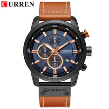 Load image into Gallery viewer, CURREN 8291 Luxury Brand Men Analog Digital Leather Sports Watches Men's Army Military Watch Man Quartz Clock Relogio Masculino