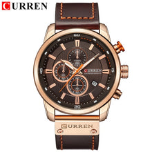 Load image into Gallery viewer, CURREN 8291 Luxury Brand Men Analog Digital Leather Sports Watches Men's Army Military Watch Man Quartz Clock Relogio Masculino
