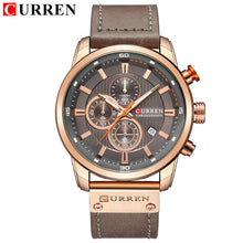 Load image into Gallery viewer, CURREN 8291 Luxury Brand Men Analog Digital Leather Sports Watches Men's Army Military Watch Man Quartz Clock Relogio Masculino