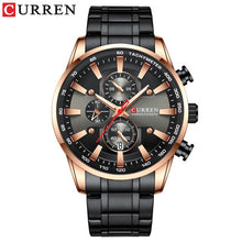 Load image into Gallery viewer, Relogio Masculino Mens Watches Top Brand Luxury Curren Business Watch Men 2019 Chronograph Wrist Watches For Men Blue Watches