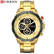 Load image into Gallery viewer, CURREN 8323 Chronograph Sport Watches for Men Business Casual Wristwatch with Calendar Quartz Men's Watch Male Clock Relojes