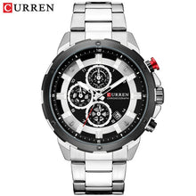 Load image into Gallery viewer, CURREN 8323 Chronograph Sport Watches for Men Business Casual Wristwatch with Calendar Quartz Men's Watch Male Clock Relojes
