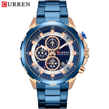 Load image into Gallery viewer, CURREN 8323 Chronograph Sport Watches for Men Business Casual Wristwatch with Calendar Quartz Men's Watch Male Clock Relojes